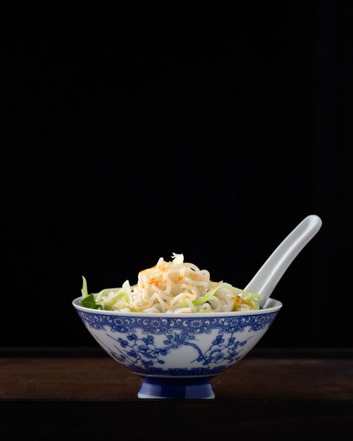 Noodle pasta bowl, traditional chinese recip
