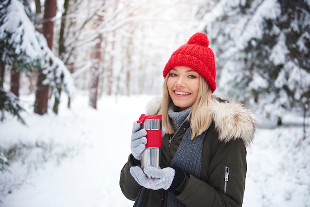 Nothing better to warm up than hot tea