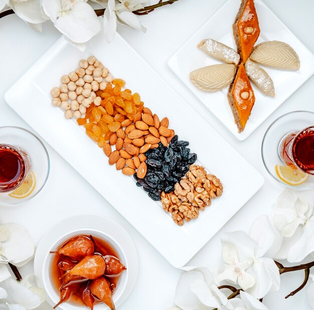 Novruz bayram set on the table