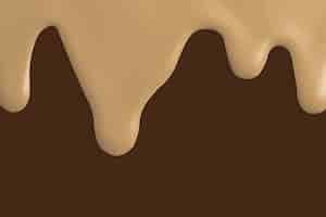 Free photo nude dripping paint background in brown