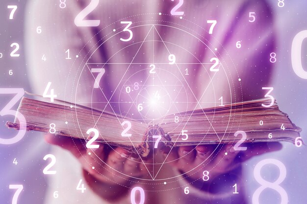 Numerology concept composition