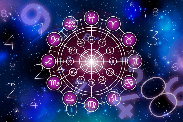 Numerology concept composition