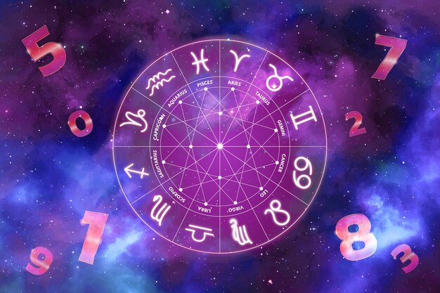 Numerology concept composition