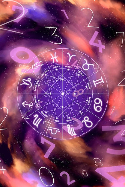 Numerology concept composition