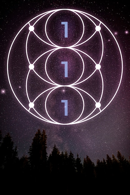 Free photo numerology concept composition