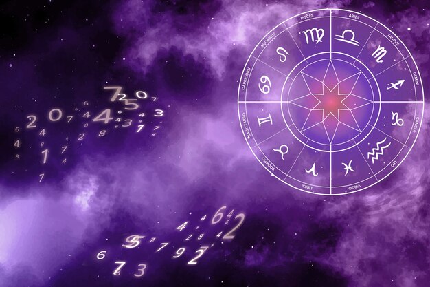 Numerology concept composition
