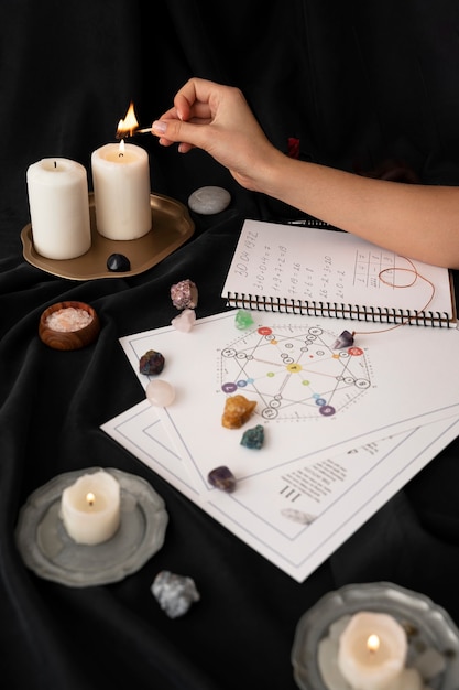 numerology concept still life