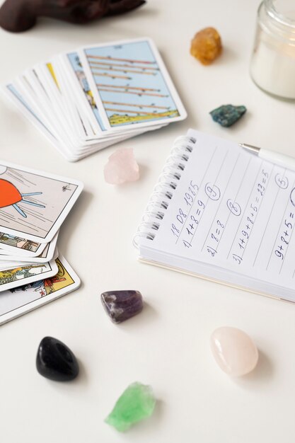 numerology concept still life