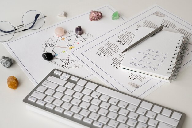 numerology concept still life