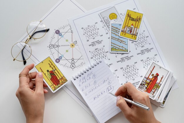 numerology concept still life