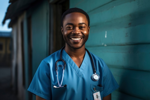 Free photo nurse portrait in hospital