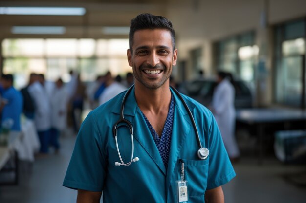 Nurse portrait in hospital