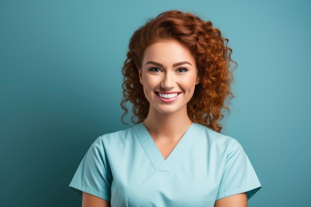 Free photo nurse portrait in hospital