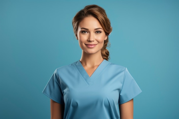 Nurse portrait in hospital