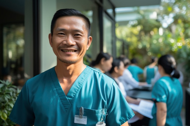 Free Photo nurse portrait in hospital