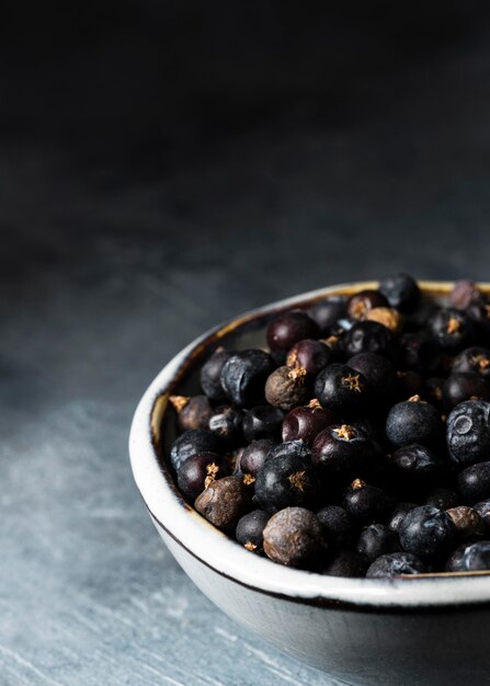 Nutritious food texture composition close-up