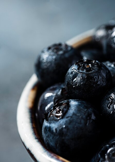 Nutritious food texture composition close-up