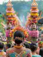 Free photo nyepi day celebration in indonesia