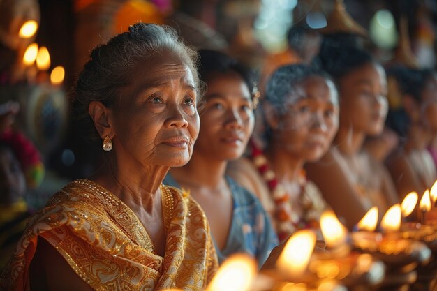 Foto gratuita celebrazione della giornata di nyepi in indonesia