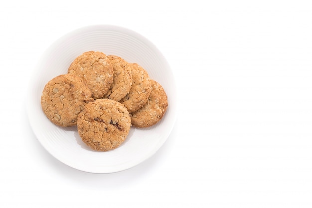 Free photo oat cookies