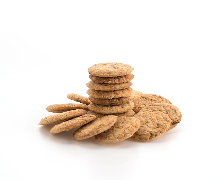 Free Photo oat cookies