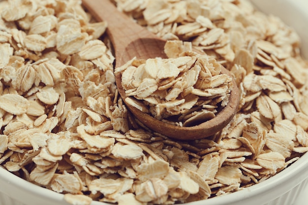 Oatmeal on a bowl