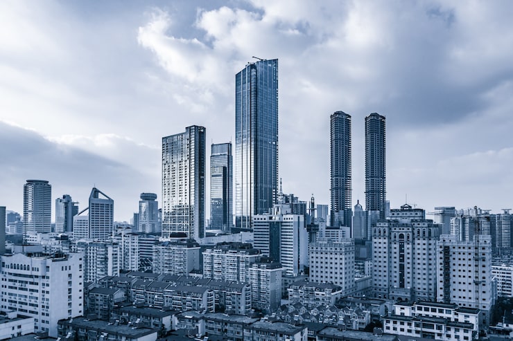 Free Photo observation urban building business steel