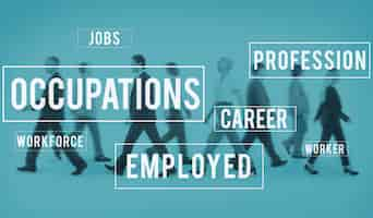 Free photo occupations career employment recruitment position concept