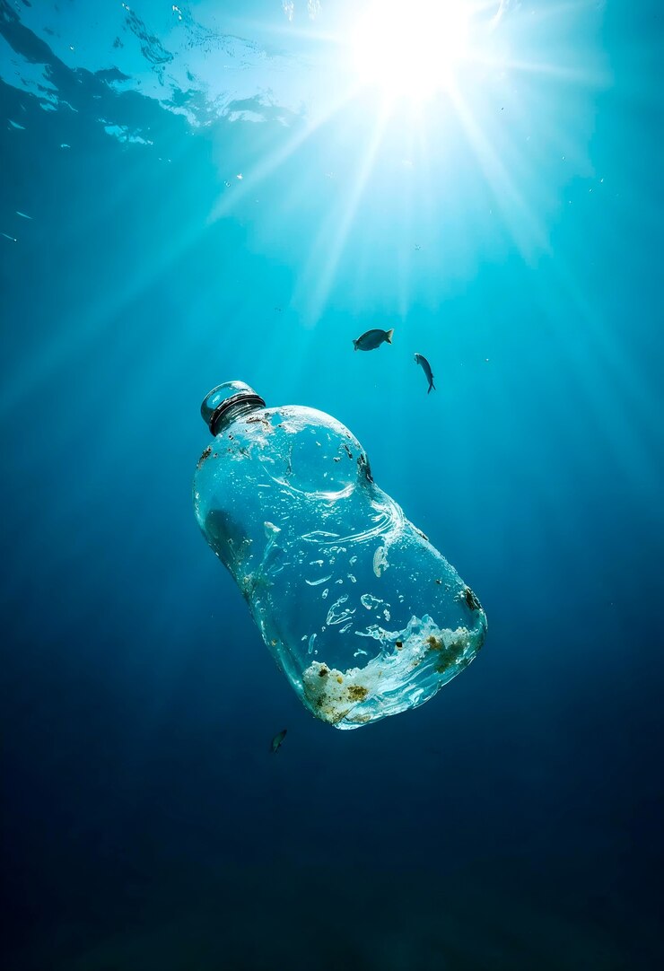 Free Photo ocean plastic pollution
