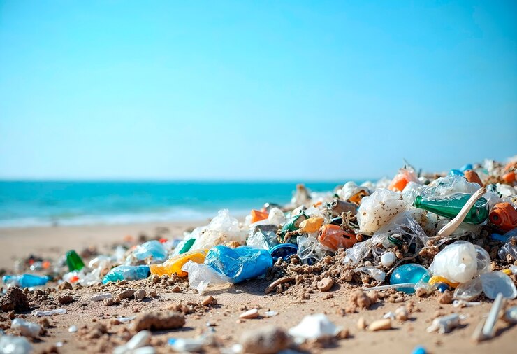 Free Photo ocean pollution