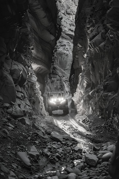 무료 사진 off-road car in the wilderness