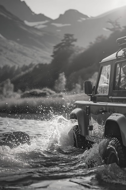 無料写真 off-road car in the wilderness