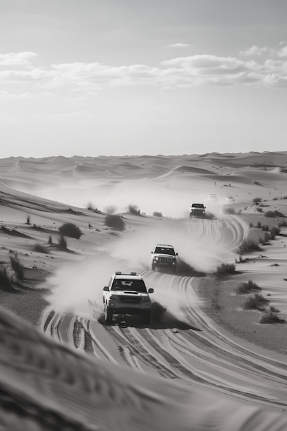 Автомобиль в пустыне
