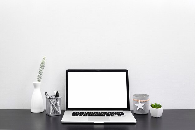 Office desk still life