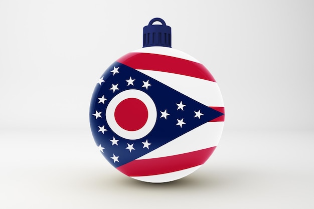 Foto gratuita palla di natale dell'ohio