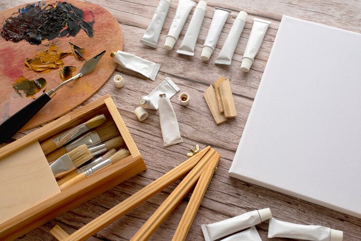 無料Photo 塗装用油絵具チューブ