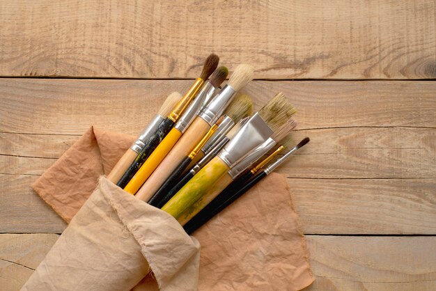 Oil paint tubes for painting