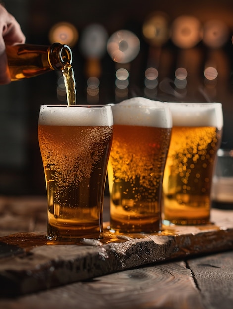 Free photo oktoberfest celebration with beer still life