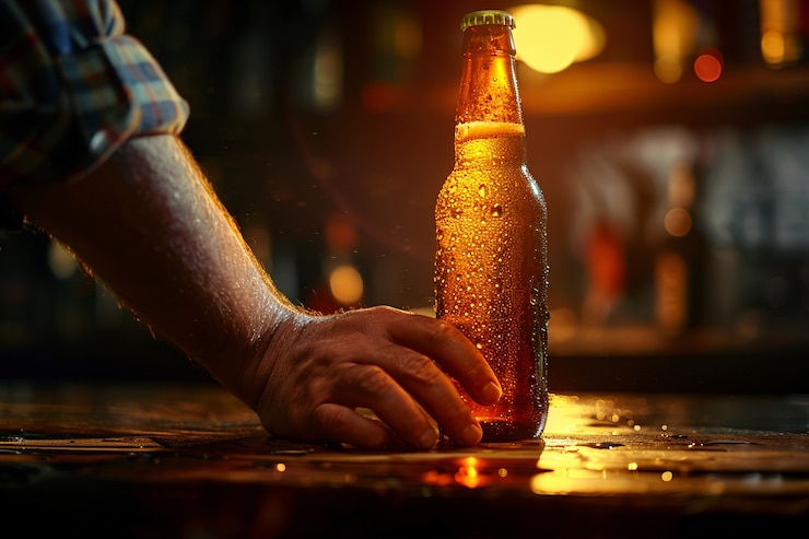 Free Photo oktoberfest celebration with beer still life