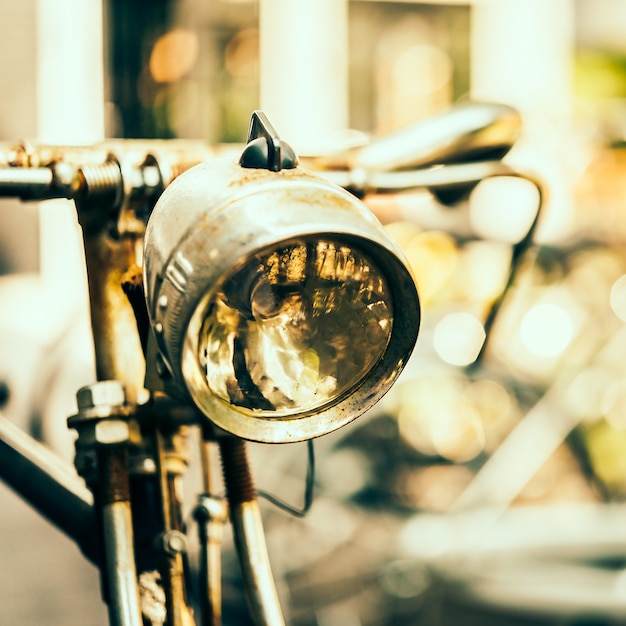 Old antique bicycle