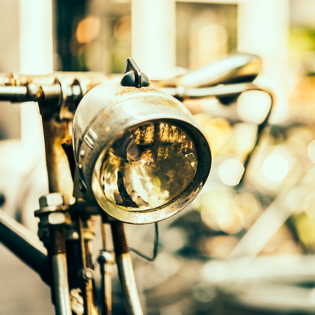 Old antique bicycle