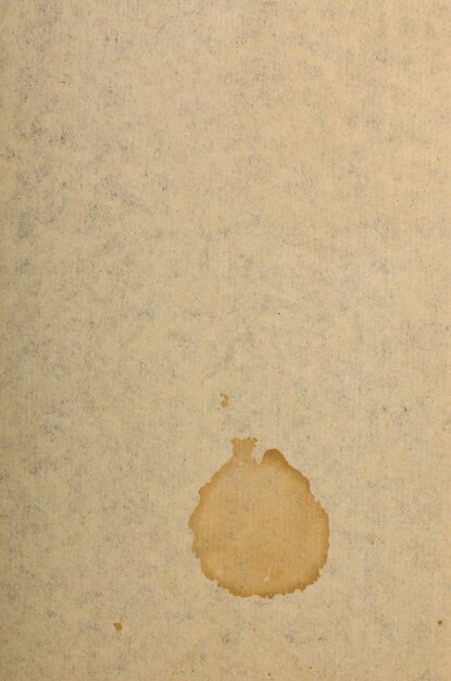 Old art paper with stain