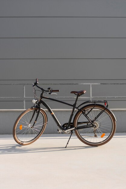 Old bicycle for ecological transport