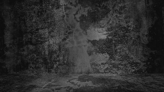古い黒の背景。グランジテクスチャ。黒板黒板コンクリート。