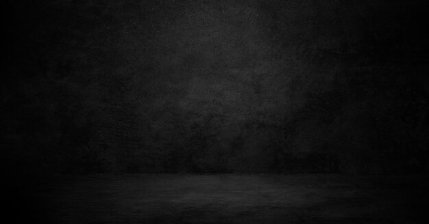 古い黒の背景。グランジテクスチャ。暗い壁紙。黒板、黒板、部屋の壁。