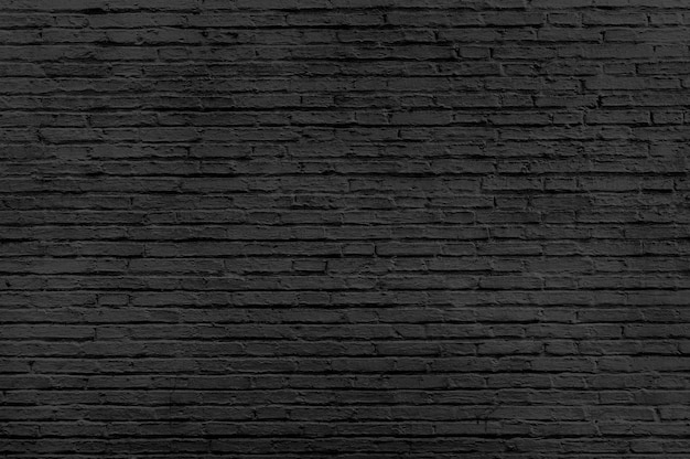 Old Black Brick Wall Background