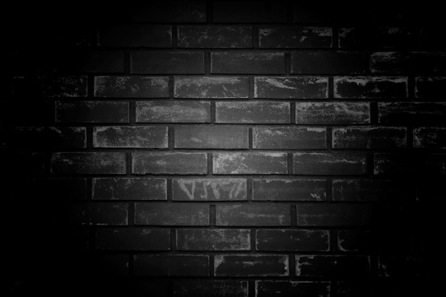 Foto gratuita vecchio muro di sfondo nero. struttura con confine ba vignetta nero