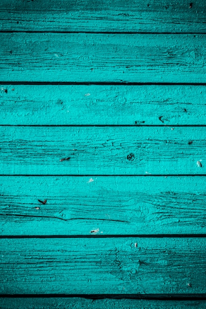 古い青い木の板。美しい背景。