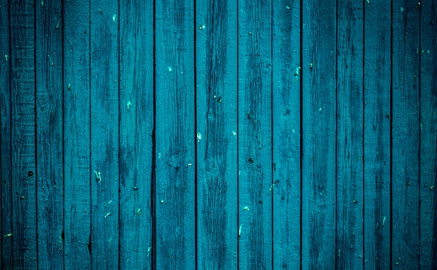 Old blue wooden Board. Beautiful background.