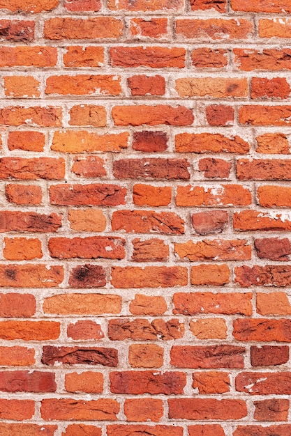 Free photo old brick wall background